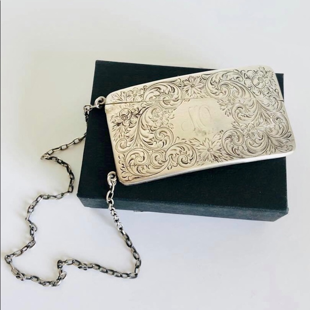 Antique Sterling Calling Card Case
